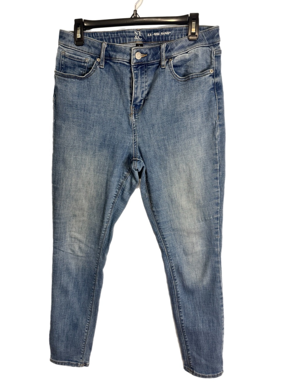 New York & Company Women's Skinny Jeans in Light Blue Wash